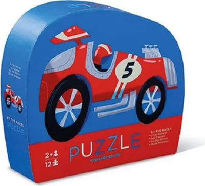 Obrázek produktu pro Crocodile Creek Puzzle Rennauto, 12 kusů, Dopravní prostředky, 2 rok/roky