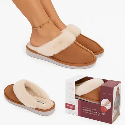Zdjęcie produktu dla Kapcie Damskie Z Futerkiem Camel Delissa 39