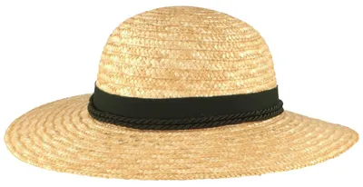 Stroh-Trachtenhut aus Borte breite Krempe von Hut Breiter in beige