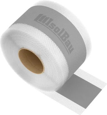 Produktbild von Isolbau Dichtband P2 Grau - 50 m Abdichtband Wasserdichtes Dichtungsband für Sanitär, Dusche, Bad, Fliesen, Balkon und Terrasse, , Abdichtung für Innen- & Außenbereich - 120 mm