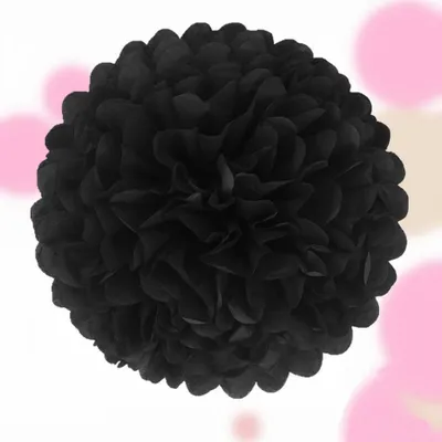 Obrázok produktu pre Bambuľka 25 cm, čierna