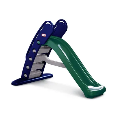 Image de Little Tikes Giant Jungle Big Free Standing Slide Green and Blue Slide 180 cm