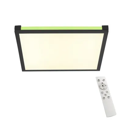 Produktbild von LeuchtenDirekt LED Panel Schwarz 45x45cm 28W 1400lm RGB CCT 2700-6500K Dimmbar mit Fernbedienung