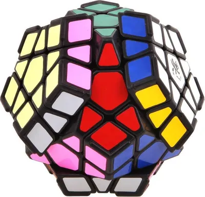 Zdjęcie produktu dla DAYAN Megaminx 12- Axis 3- Rank Dodecahedron Magiczna kostka z czarną bazą