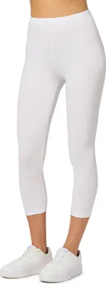 Image de Merry Style Leggings 3/4 pour femmes en coton MS10-199 (blanc, 4XL)