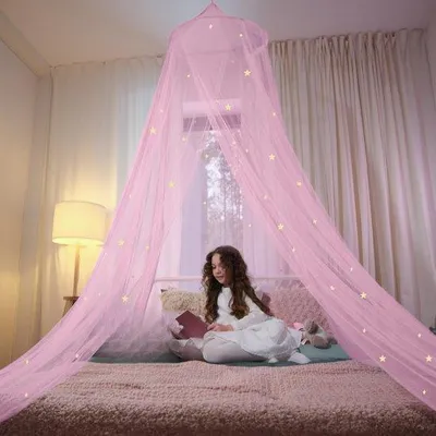 Produktbild von Prinzessinnen-Bettzierspiegel in Rosa, für Einzel-, Doppel- und Kingsize-Kinderbetten, Bettzierspiegel aus Glas.