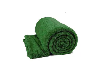 Image de Unique Living Plaid Teddy scintillant vert foncé 150x200cm