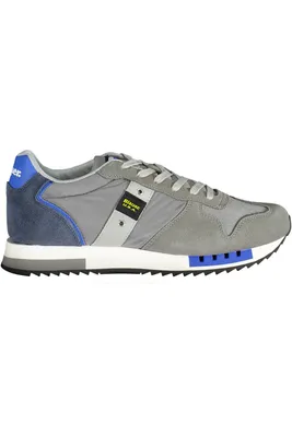 Produktbild von Blauer Sportschuhe Queens Sneaker aus Leder und Textil