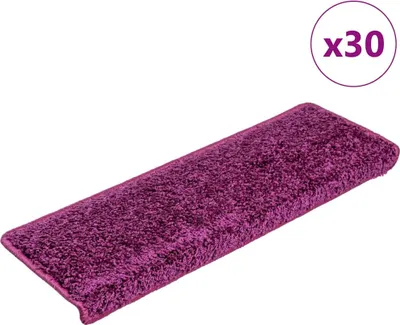 Zdjęcie produktu dla Maty na schody 30 szt. 65x21x4 cm Fioletowe prostokątne krawędzie