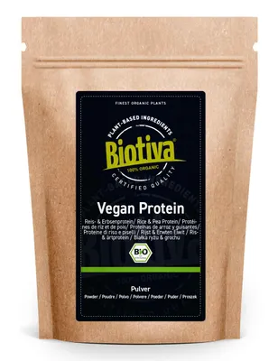 Immagine prodotto di Biotiva Vegan Protein Powder 900g da agricoltura biologica
