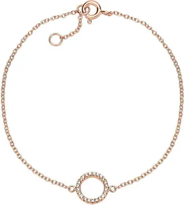 Produktbild von Vergoldetes Armband rosé mit Zirkonia SB0233-R