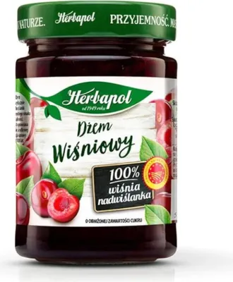 Zdjęcie produktu dla Herbapol dżem wiśnia nadwiślanka 280g