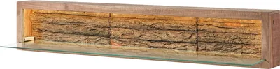 Produktbild von Wandregal BARK Akazie massiv dula 145 cm LED Wolf Möbel