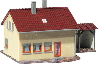 Produktbild von Faller Hobby H0 131358 Siedlerhaus mit Anbau  Haus 1:87