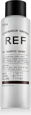 Zdjęcie produktu dla REF Dry Shampoo Brown N°204 suchy szampon do ciemnych włosów 200 ml