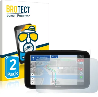 Produktbild von 2x BROTECT Schutzfolie für TomTom GO Discover 6" Displayschutz Displayschutzfolie Folie Matt Entspiegelungsfolie