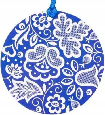 Immagine prodotto di Ciondolo per albero di Natale - cerchio blu Kujawy