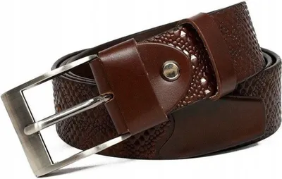Produktbild von Rovicky | Herren Ledergürtel, Klassischer, mit Schlangenmuster - 105 cm