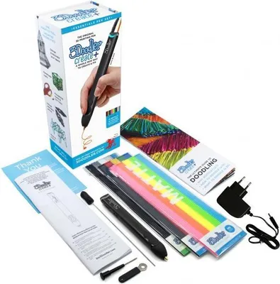 Image de 3Doodler CREATE FILAMENT PLA BLACK PL01-TUXB-250 Polyacticsäure (PLA) Schwarz 2 g (PL01-TUXB-250)