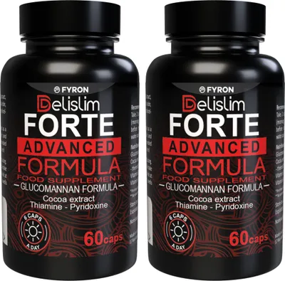 Produktbild von Delislim Forte - 120 Kapseln (2 x 60 Kapseln), 2er Pack