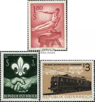 Produktbild von Briefmarken Österreich 1962 Mi 1121,1122,1126 (kompl.Ausg.) gestempelt Sondermarken