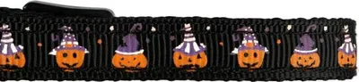 Produktbild von Schwarzer Halsband mit Halloween-Muster
