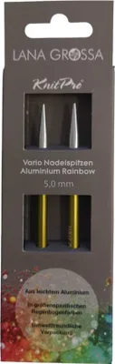 Produktbild von Lana Grossa - Nadelspitzen Vario Aluminium Rainbow 5.0mm