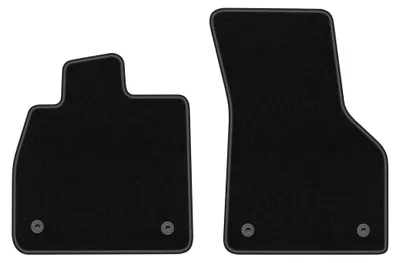 Image de Tapis avant en moquette pour Audi TT III 2015- (coupé) – 2 pièces, noirs, sur mesure – Wielganizator BASIC