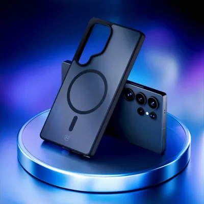 Produktbild von 3mk Smoke MagCase für Samsung Galaxy S25 Ultra - Schwarz