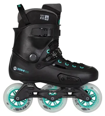 Obrázok produktu pre Powerslide Zoom Pro 100, inline korčule, čierna, veľkosť EU 41-42, čierna, veľkosť EU 41-42