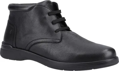Produktbild von Hush Puppies - "Malcolm" Chukka-Stiefel für Herren, Leder FS11870 (40,5 EU) (Schwarz)