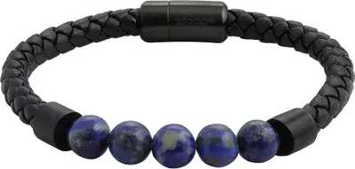 Produktbild von ZIPPO - Charm Armband - 22cm Lederarmband mit Halbedelsteinen Hochglanzverschluss 2007161