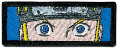 Obrázek produktu pro Comercial Mercera Naruto Uzumaki Manga Anime - Záplata, nažehlovací, nažehlovací záplata, nášivka, záplaty, k nažehlení, velikost: 2,9 x 7,4 cm