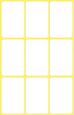 Produktbild von Etiketten 38x24mm VE=10x63 Stück weiß