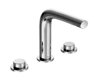 Produktbild von Keuco Dreiloch-Waschtischarmatur 150 EDITION 400 mit Zugstangen-Ablaufgarnitur 1 1/4" verchromt