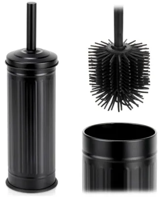 Produktbild von Vilde | Toilettenbürste mit Halter - 37 cm - Schwarz - Wandmontage - Hygienisch und Praktisch