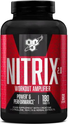 Produktbild von BSN Nitrix 2.0 (180 Tabs) Unflavoured - Kreatin - Kreatinmischung