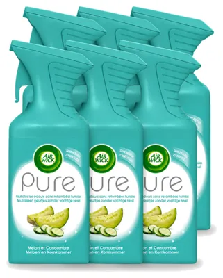 Produktbild von 6 x Air Wick Pure Raumspray - Melone & Gurke - 250 ml - Vorteilspackung - 6 Stücke