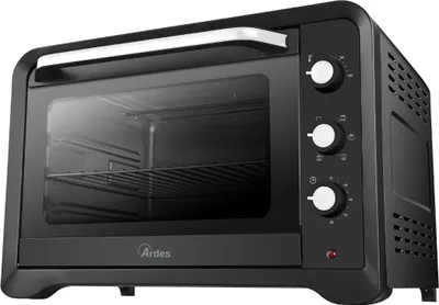 Zdjęcie produktu dla Ardes AR6245PB Elektryczny piekarnik konwekcyjny, 45 l, oświetlenie wewnętrzne, czarny, 2000 W