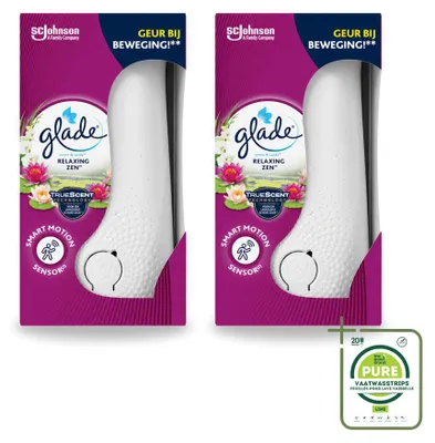 Obrázok produktu pre 2 kusy osviežovača vzduchu Glade Sense & Spray, vôňa Relaxing Zen, objem 18 ml, balenie