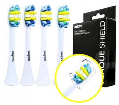 Produktbild von Welcco Zahnbürstenköpfe für Seysso Oxygen Gold Weiß 4 Stück