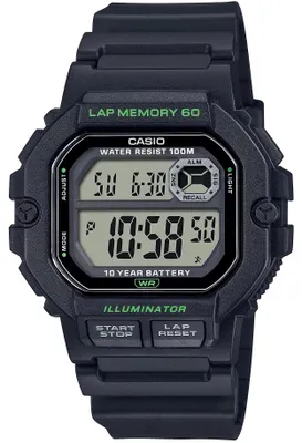 Immagine prodotto di CASIO SPORT, modello ILLUMINATOR LAP MEMORY 60 - colore nero
