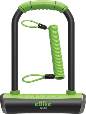 Immagine prodotto di OnGuard U-lock Pitbull STD eBike 8003E 115 x 230 mm, Ø 14 mm, con supporto, nero/verde
