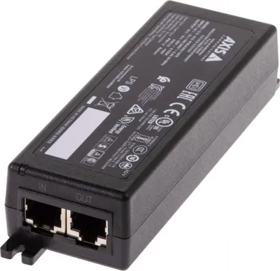 Produktbild von Axis PoE Midspan 02172-002 | 30W 1 port | Čierna | Kompatibilné s IEEE 802.3af/at