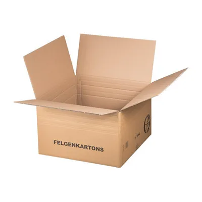 Produktbild von 4x Felgenkarton für 21 Zoll - 575x575x(217)-365mm mit variabler Höhe 2-wellig