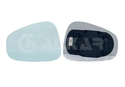 Produktbild von ALKAR Spiegelglas Außenspiegel Links für ALFA ROMEO 159 Sportwagon (939) Beheizbar Blau Getönt 6410464