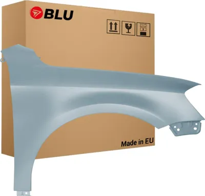 Image de BLU Aile Compatible avec VW, Volskwagen Passat B7 LC7Z Droite Silber EisenGrau | 2010-2014 | Avant | Peint| Prêt à Monter | Acier