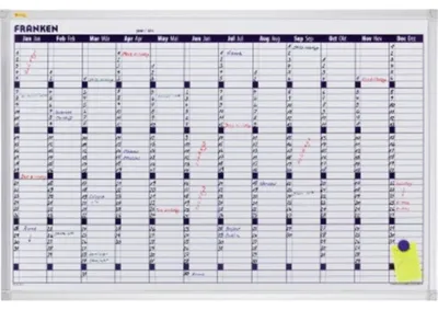 Planungstafel Office Planner Jahreskalender 60 x 90 cm