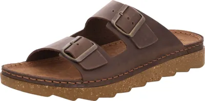 Produktbild von Rohde Herren Pantolette Leder zwei Schnaller Clog Foggia-H 5973, Größe:42 EU, Farbe:Braun