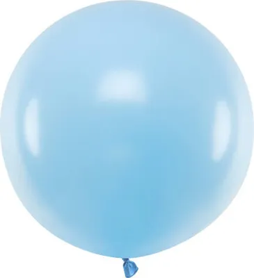 Obrázek produktu pro Kulatý balónek, pastelová dětská modř, 60 cm, 1 kus